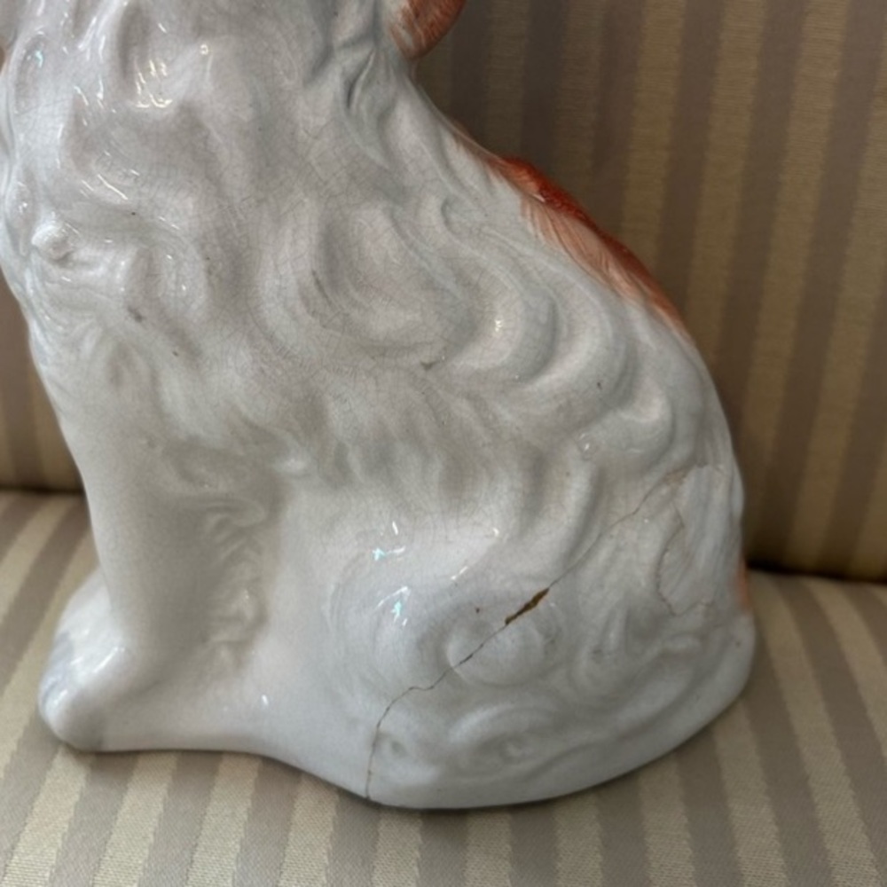 Vintage Russett Staffordshire Spaniel Dog Statue. - Picture 4 of 8